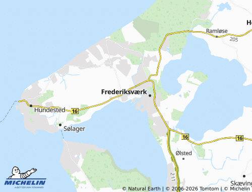 Mappa MICHELIN Hanehoved - ViaMichelin