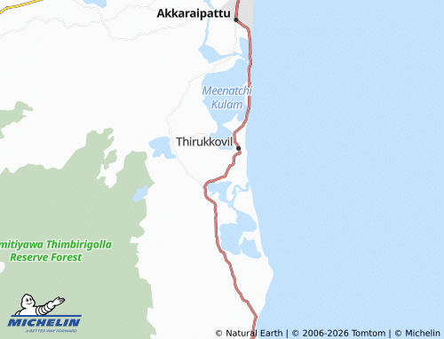 Mappa MICHELIN Thirukkovil 4 - ViaMichelin