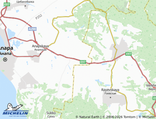 Carte MICHELIN Zarya - ViaMichelin