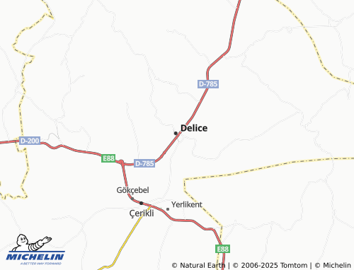 MICHELIN Cumhuriyet map - ViaMichelin