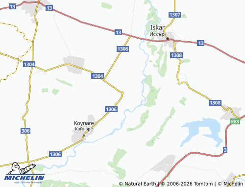 Carte MICHELIN Glava - ViaMichelin