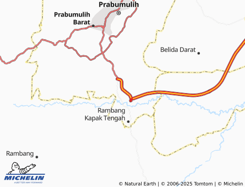 MICHELIN Karang Bindu map - ViaMichelin