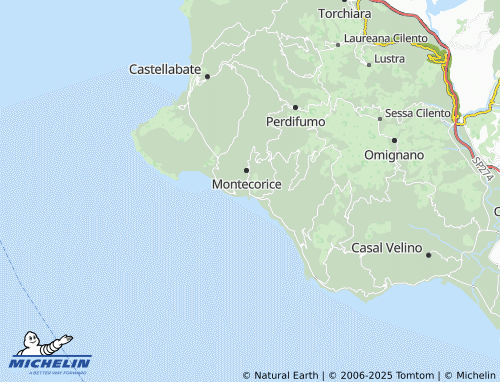 MICHELIN San Nicola a Mare map - ViaMichelin