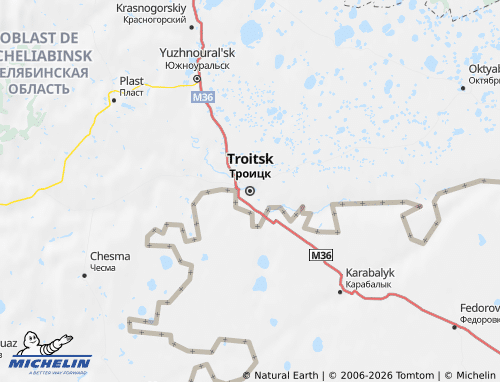 MICHELIN-Landkarte Troitsk - ViaMichelin