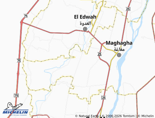 Mappa MICHELIN Nazlat Bani Khalaf - ViaMichelin