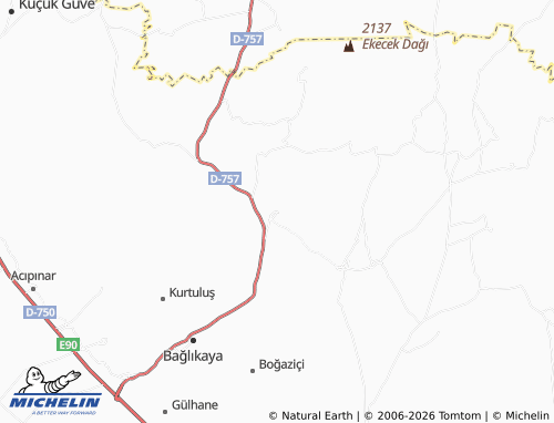 MICHELIN Nurgöz map - ViaMichelin