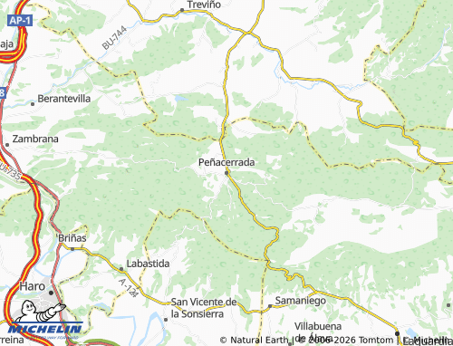 MICHELIN Peñacerrada-Urizaharra map - ViaMichelin