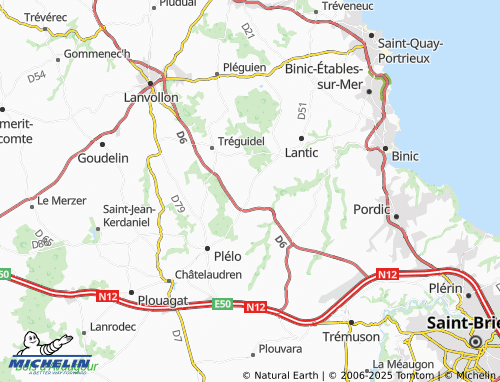 MICHELIN Les Courtillons map - ViaMichelin