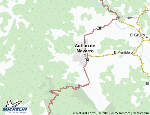 MICHELIN Villas de Navarro map - ViaMichelin