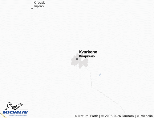 MICHELIN-Landkarte Kvarkeno - ViaMichelin
