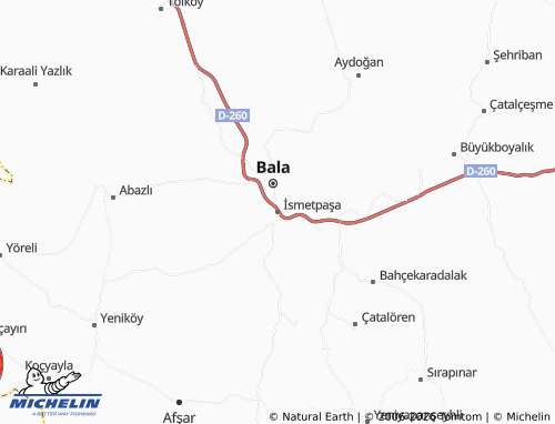 Mappa MICHELIN İsmetpaşa - ViaMichelin