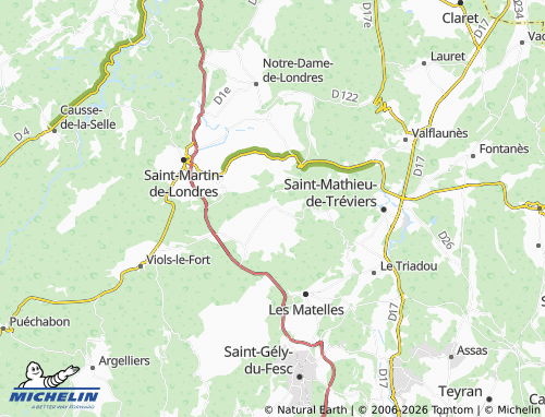 Mappa MICHELIN Cazevieille - ViaMichelin