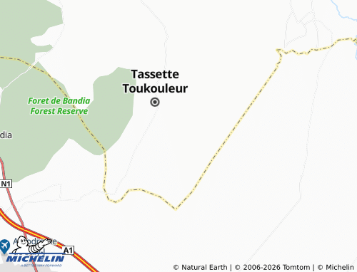 MICHELIN Tieneba map - ViaMichelin