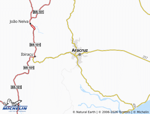 Carte MICHELIN Jequitibá - ViaMichelin
