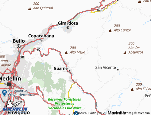 Carte MICHELIN La Mejía - ViaMichelin