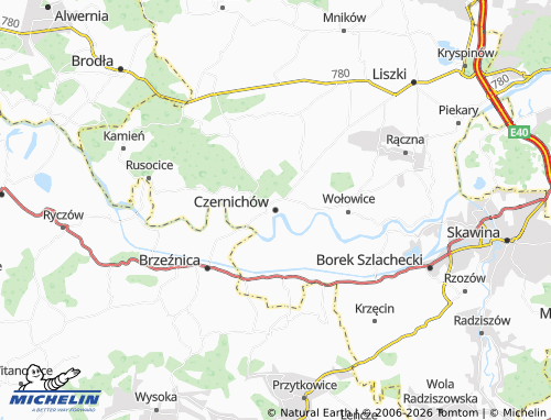 MICHELIN Czernichów map - ViaMichelin