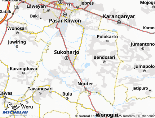 MICHELIN Toriyo map - ViaMichelin