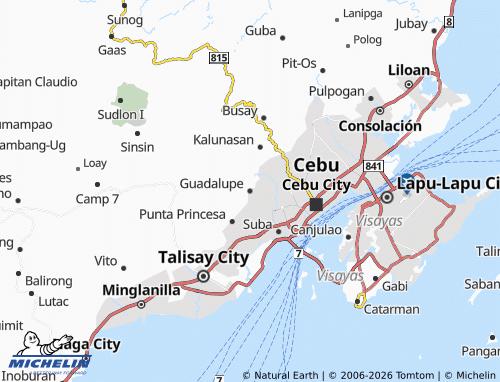 MICHELIN Guadalupe map - ViaMichelin