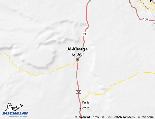 Mapa MICHELIN El Kharga - ViaMichelin