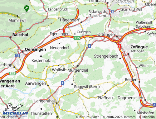 MICHELIN-Landkarte Fulenbach - ViaMichelin