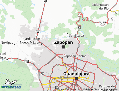 Mappa MICHELIN Mirador de San Isidro - ViaMichelin