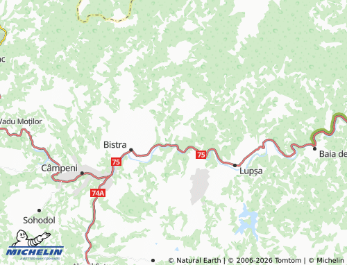 MICHELIN Gănești map - ViaMichelin