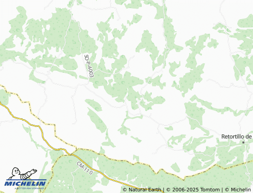 MICHELIN Carrascosa de Arriba map - ViaMichelin