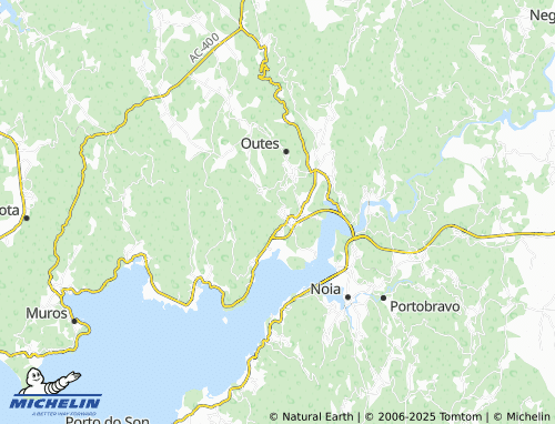 MICHELIN Roo de Abaixo map - ViaMichelin