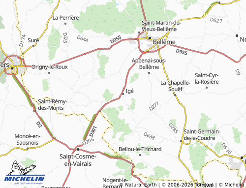 Mappa MICHELIN Igé - ViaMichelin