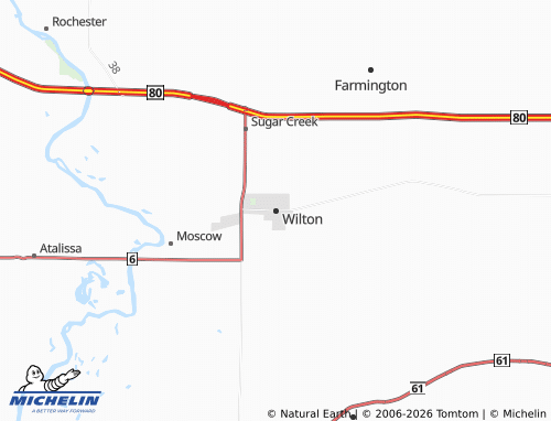 Mapa MICHELIN Wilton - ViaMichelin