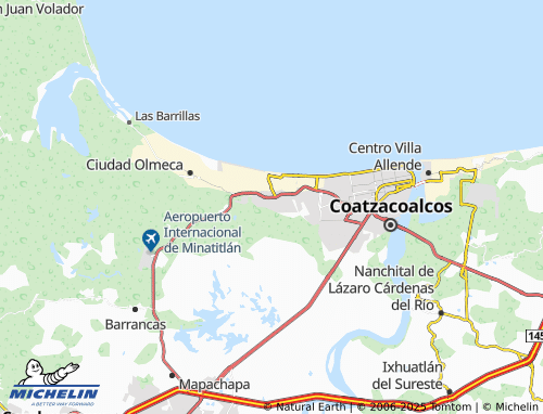 MICHELIN Jardines de California map - ViaMichelin