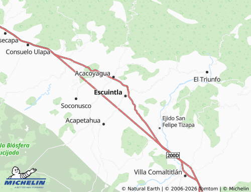 Carte MICHELIN Escuintla - ViaMichelin