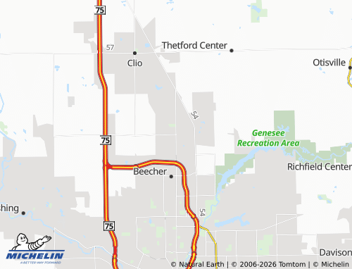 Mapa MICHELIN Mount Morris - ViaMichelin