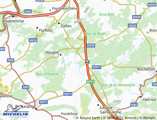 MICHELIN Hérock map - ViaMichelin