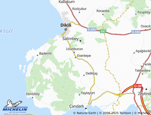 MICHELIN Esentepe map - ViaMichelin