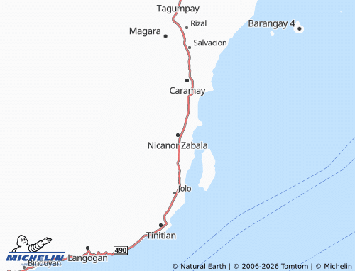 MICHELIN Nicanor Zabala map - ViaMichelin