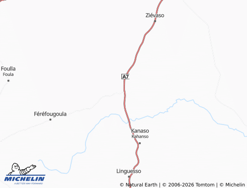 MICHELIN-Landkarte Kourondougou - ViaMichelin