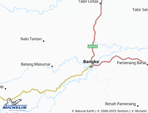 MICHELIN Tambang Besi map - ViaMichelin