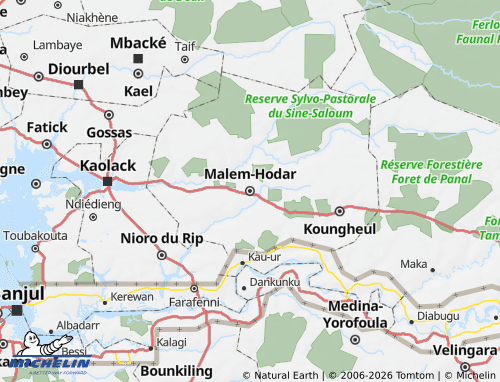 MICHELIN-Landkarte Malem-Hodar - ViaMichelin
