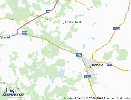 Mapa MICHELIN Gardene - ViaMichelin