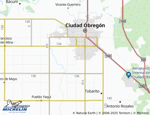 MICHELIN Los Presidentes map - ViaMichelin