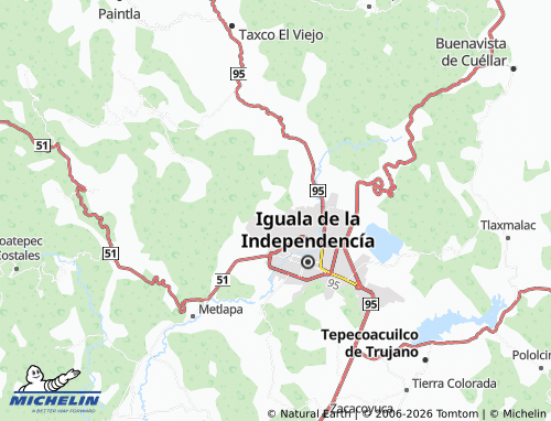 MICHELIN Las Ceibas map - ViaMichelin