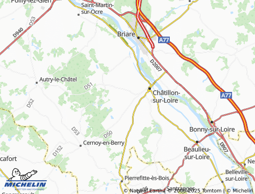 MICHELIN Villiers map - ViaMichelin