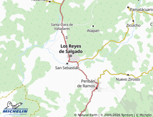 Mapa MICHELIN Oasis de Itzícuaro - ViaMichelin