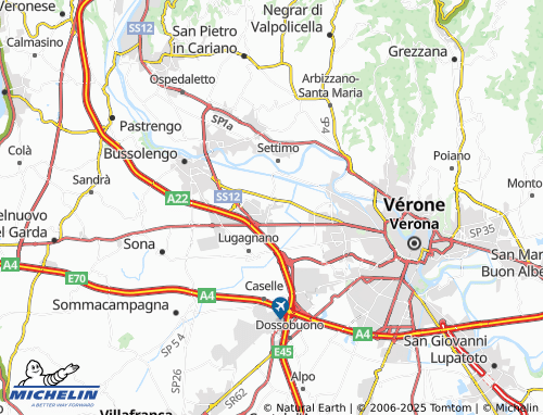 MICHELIN Bassone map - ViaMichelin