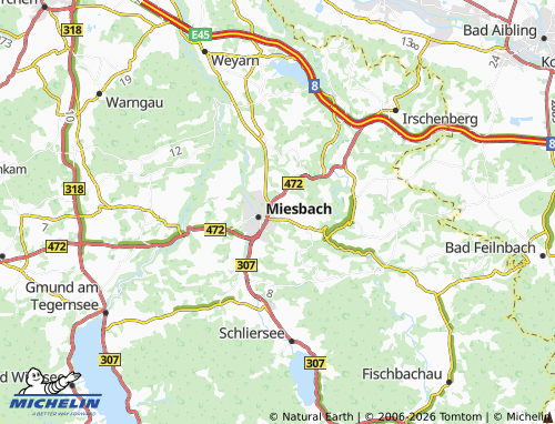 Mapa MICHELIN Au - ViaMichelin