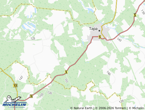 MICHELIN Kuru map - ViaMichelin