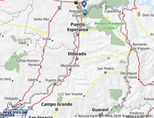 Mapa MICHELIN Eldorado - ViaMichelin
