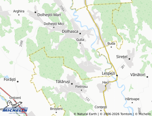 Mappa MICHELIN Poienari - ViaMichelin