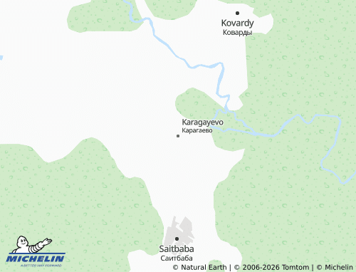 MICHELIN-Landkarte Karagayevo - ViaMichelin